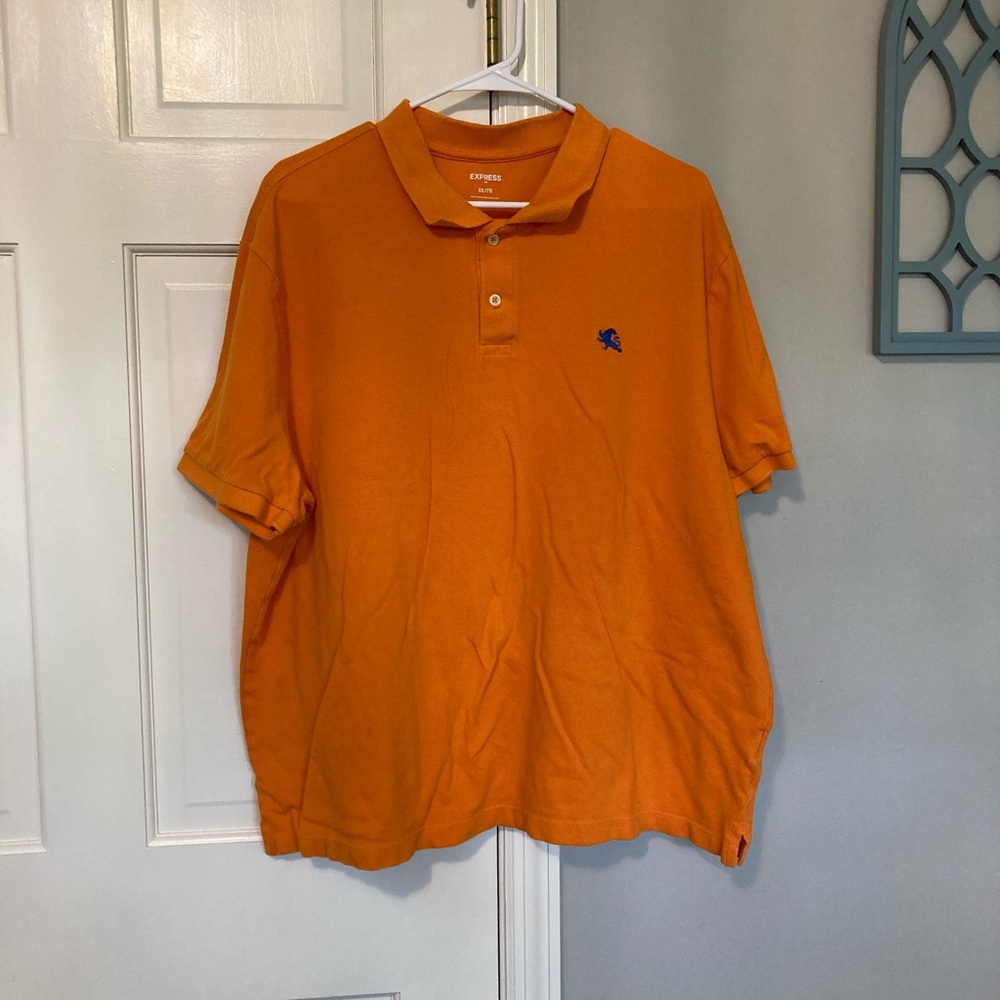 Express Orange Polo Shirt